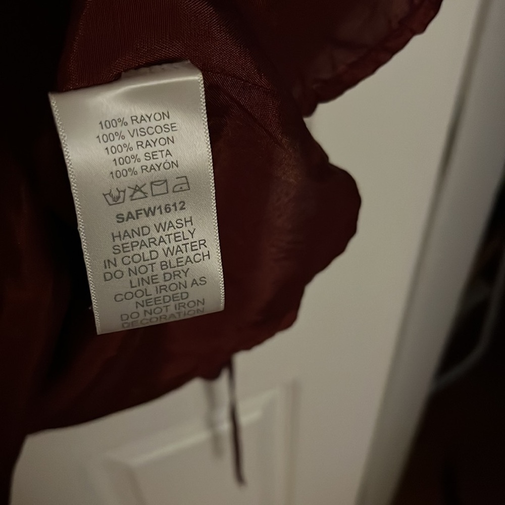 HD in Paris size L mini maroon dress - Picture 4 of 7